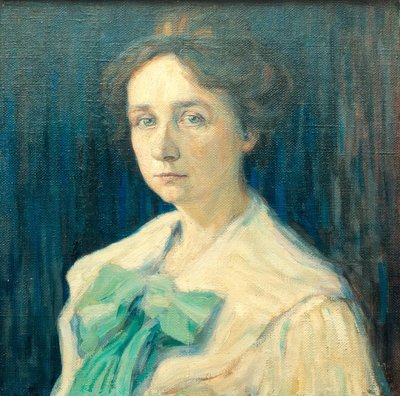 Portrait of Gabriele Münter by Wassily Kandinsky